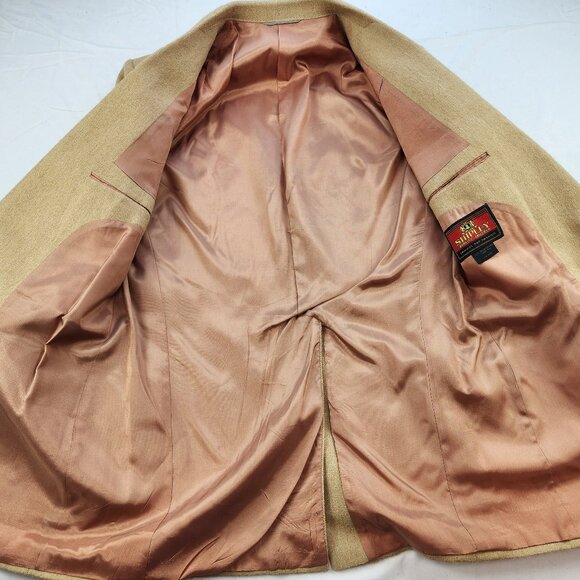 Shipley Camel Hair Sports Jacket Blazer Elbow Patches (42 R) - Picture 4 of 10